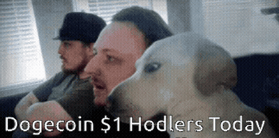 Man And Dog Sitting On Couch GIF