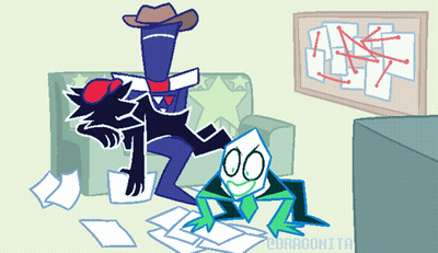 Man And Frog With Number 90 On Faces GIF