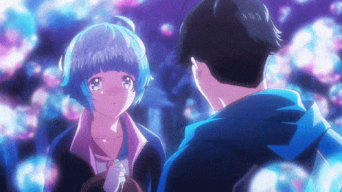 Man And Girl Looking At Each Other GIF