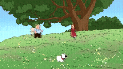 Man And Girl Playing With Dog GIF