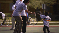 Man And Kid Doing Dap GIF