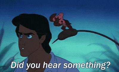 Man And Monkey Did You Hear Something GIF