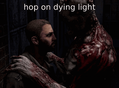 Man And Monster Hop On Dying Light GIF