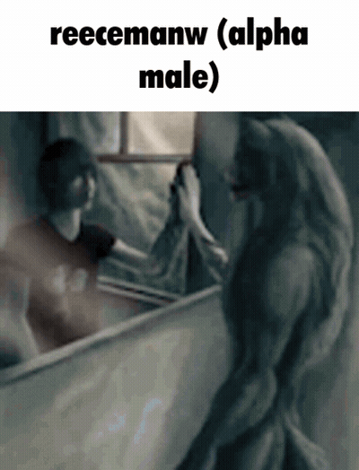 Man And Monster Painting Reecemanw GIF