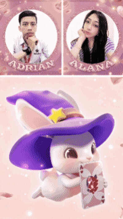 Man And Rabbit Named Alana GIF