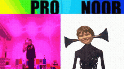 Man And Skeleton With Pro Noor GIF