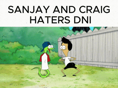Man And Snake Sanjay And Craig Haters DNI GIF
