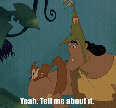 Man And Squirrel Saying Yeah Tell Me About It GIF