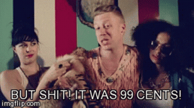 Man And Two Women Holding Cat But Shit It Was 99 Cents GIF