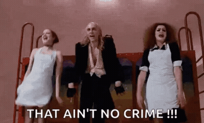 Man And Two Women Saying That Aint No Crime GIF