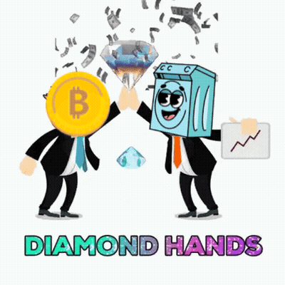 Man And Washer High Five Diamond Hands GIF