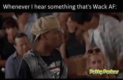 Man And Woman Caption Wack AF GIF
