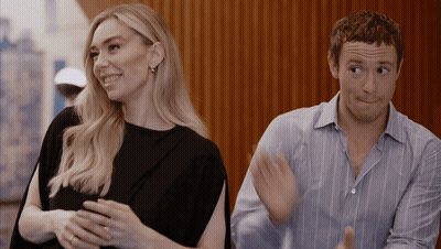 Man And Woman Clapping Hands Together GIF