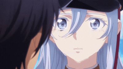 Man And Woman Crying Looking At Each Other GIF
