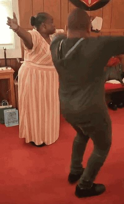 Man And Woman Dancing GIF