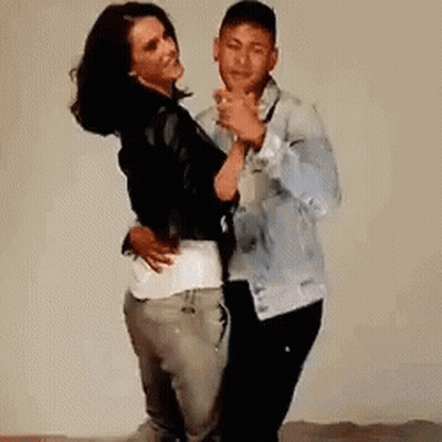 Man And Woman Dancing And Hugging GIF