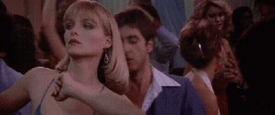 Man And Woman Dancing At Party GIF