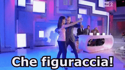 Man And Woman Dancing Che Figuraccia GIF