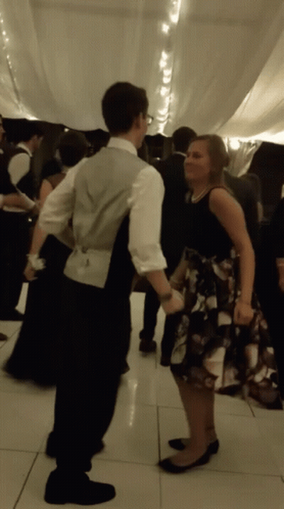 Man And Woman Dancing GIF
