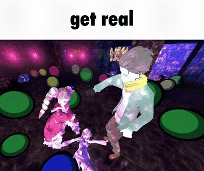 Man And Woman Dancing Get Real GIF