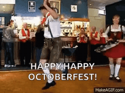 Man And Woman Dancing In Bar, Man Holding Beer GIF