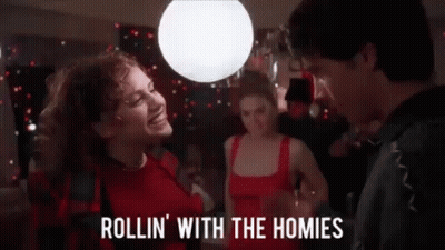 Man And Woman Dancing In Club GIF