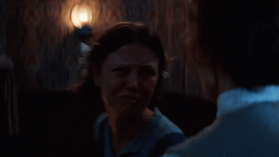 Man And Woman Dancing In Dark Room GIF