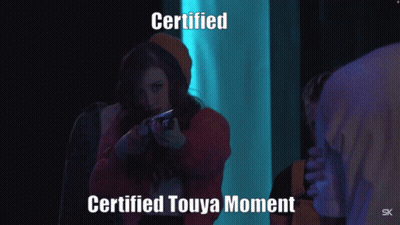 Man And Woman Dancing In Dark Room Certified Touya Moment GIF