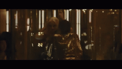 Man And Woman Dancing In Dark Room GIF