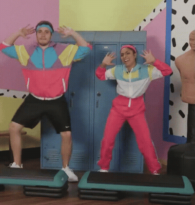 Man And Woman Dancing In Diner GIF