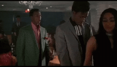 Man And Woman Dancing In Restaurant GIF