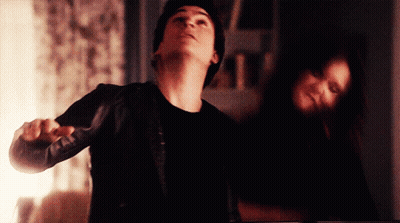 Man And Woman Dancing In Room GIF