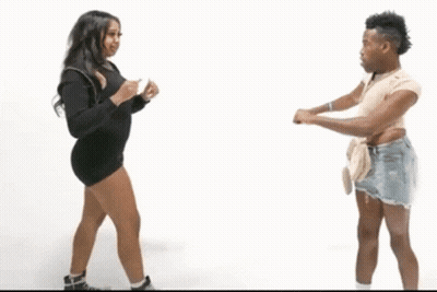 Man And Woman Dancing GIF