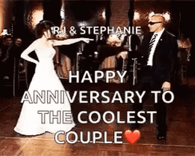 Man And Woman Dancing Man Pointing GIF