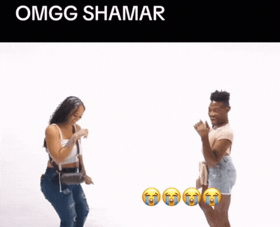 Man And Woman Dancing Omgg Shamar GIF