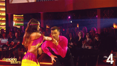 Man And Woman Dancing On Dancing With The Stars RTL 4 GIF