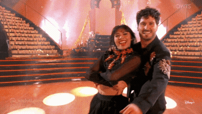 Man And Woman Dancing On Stage #DWTS GIF