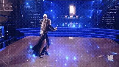 Man And Woman Dancing With US Flag GIF