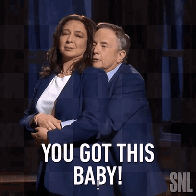 Man And Woman Dancing You Got This Baby GIF
