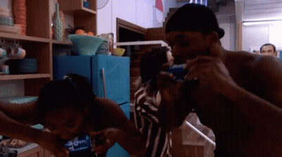 Man And Woman Drinking Pepsi GIF