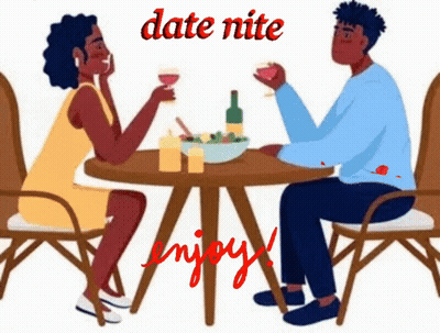 Man And Woman Drinking Wine At Table GIF