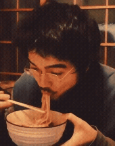 Man And Woman Eating Hamburgers And Oysters GIF