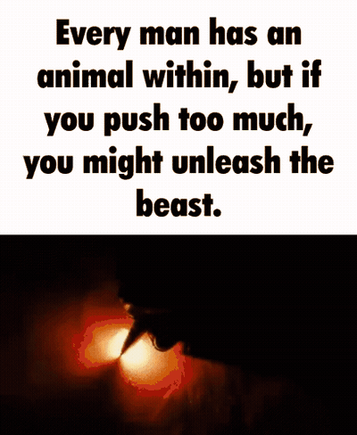 Man And Woman Fighting Beast Mode GIF