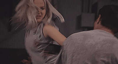 Man And Woman Fighting GIF