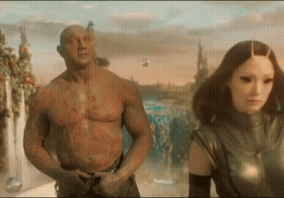 Man And Woman From Guardians Of The Galaxy GIF