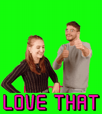 Man And Woman Giving Thumbs Up GIF