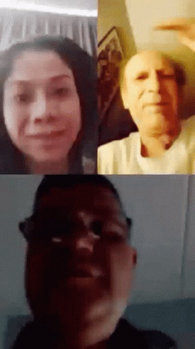 Man And Woman Having Video Call GIF