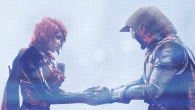 Man And Woman Holding Hands Aviator Hood GIF