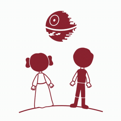 Man And Woman Holding Hands Saying I Love You To The Moon And Back GIF