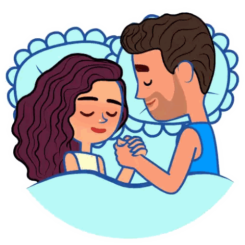 Man And Woman Holding Hands Sticker
